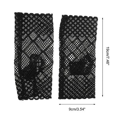 Elegant Lace Sunblock Fingerless Gloves for Women 1 Pair