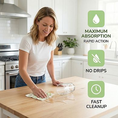 6 Packs Reusable Swedish Kitchen Dish Cloths Fruit Patten Towels Quick Dry Kitchen Dish Rags 8"x7"