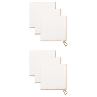 6 Packs Wood Fiber Super Absorbing Cloths for Washing Dishes Reusable Kitchen Towel 12" x 12"