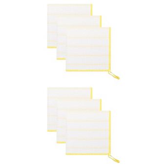 6 Packs Wood Fiber Super Absorbent Cleaning Towel, No Oil Cleaning Cloth for Kitchen 12" x 12"