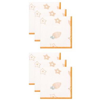 6 Packs Reusable Swedish Kitchen Dish Cloths, Cute Patterned Towels Quick Dry Kitchen Rags 12"x12"