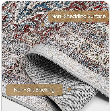 BOGASYL Vintage 3 Piece Non Slip Kitchen Rug Set