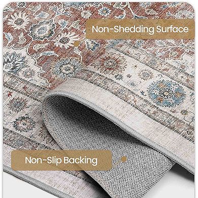 BOGASYL Vintage 3 Piece Non Slip Kitchen Rug Set