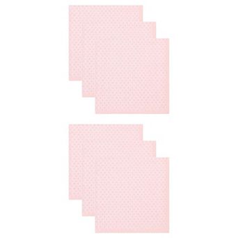 6 Packs Dish Cloth for Washing Dishes, Solid Cloths with Poly Scour Side Popcorn Texture 12" x12"