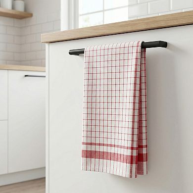 4 Packs Classic Plaid Pattern Kitchen Towels, Absorbent Quick-Drying Cleaning Towels 16" x 28"