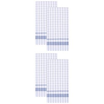 4 Packs Classic Plaid Pattern Kitchen Towels, Absorbent Quick-Drying Cleaning Towels 16" x 28"