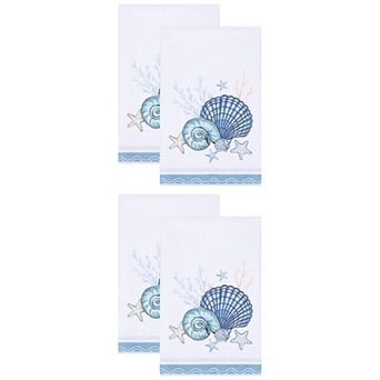Microfiber Kitchen Towels, Super Absorbent Soft Dish Towels with Floral and Animal 26" x 18"