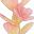 Leaf Beige Light Pink