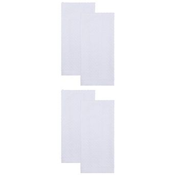 4 Packs Solid Color Cotton Kitchen Towels Pure Cotton Soft Absorbent Dish Towel for Cleaning 15"x25"