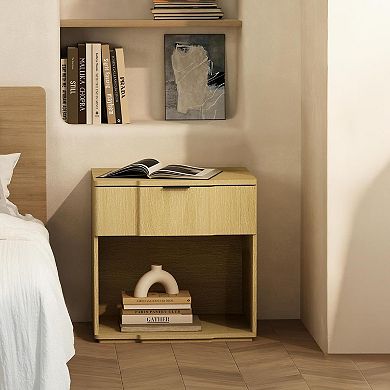 MANHATTAN COMFORT Clive 2-Piece Mid-Century Modern Dresser & Nightstand Set