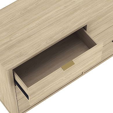 MANHATTAN COMFORT Evelyn 2-Piece Modern Double Dresser & Nightstand Bedroom Set