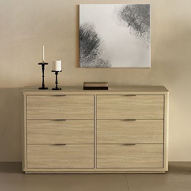 MANHATTAN COMFORT Evelyn 2-Piece Modern Double Dresser & Nightstand Bedroom Set