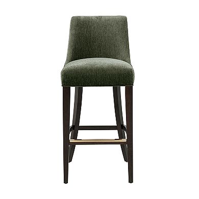MANHATTAN COMFORT Beever Modern Upholstered Wood Bar Stool