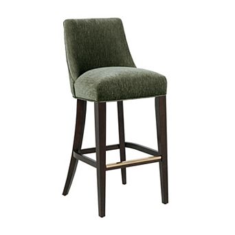 MANHATTAN COMFORT Beever Modern Upholstered Wood Bar Stool