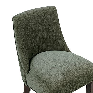 MANHATTAN COMFORT Beever Modern Upholstered Wood Counter Stool