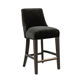MANHATTAN COMFORT Beever Modern Upholstered Wood Counter Stool