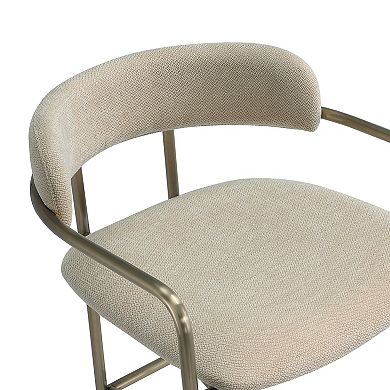 MANHATTAN COMFORT Mid-Century Modern Polyester Upholstered Counter Stool