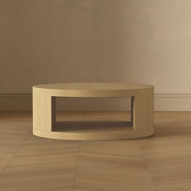 MANHATTAN COMFORT Alure 36-inch Round Coffee Table