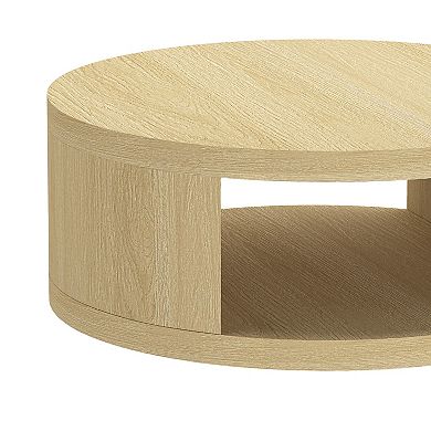 MANHATTAN COMFORT Alure 2-Piece Contemporary Coffee Table & End Table Set