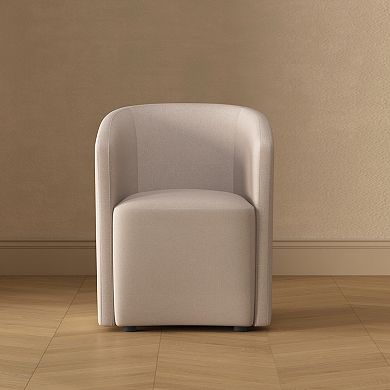 MANHATTAN COMFORT Hearth Contemporary Modern Upholstered Dining Armchair