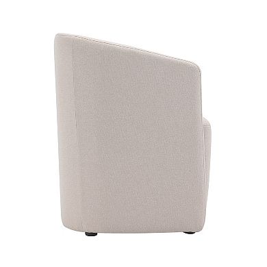 MANHATTAN COMFORT Hearth Contemporary Modern Upholstered Dining Armchair