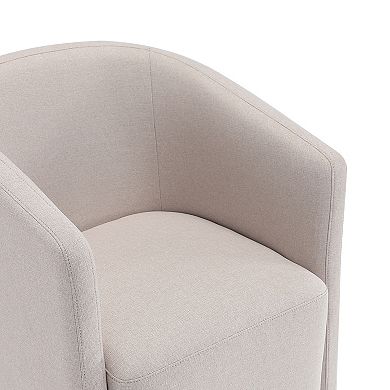 MANHATTAN COMFORT Hearth Contemporary Modern Upholstered Dining Armchair