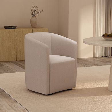 MANHATTAN COMFORT Hearth Contemporary Modern Upholstered Dining Armchair
