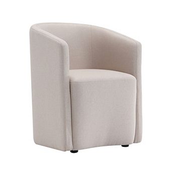MANHATTAN COMFORT Hearth Contemporary Modern Upholstered Dining Armchair