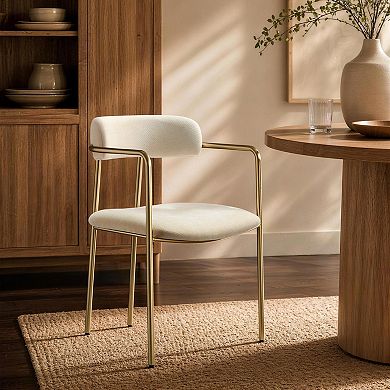 MANHATTAN COMFORT Serene Mid-Century Modern Upholstered Dining Chair