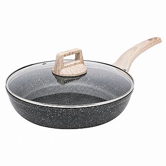 10 Inch Nonstick Granite Frying Pan Heat Resistant Handle PFOA Free Cookware