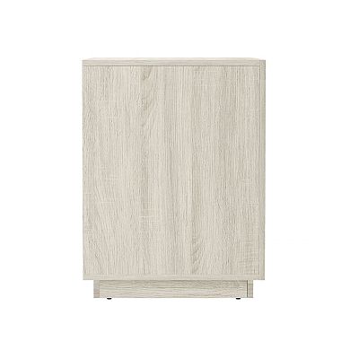 MANHATTAN COMFORT Soren 26-inch Contemporary 2-Drawer Nightstand