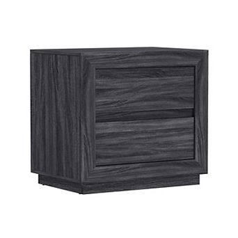 MANHATTAN COMFORT Soren 26-inch Contemporary 2-Drawer Nightstand