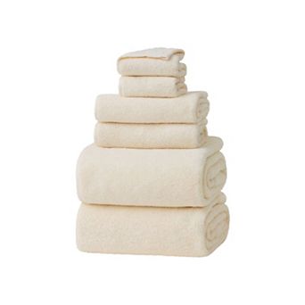 French Connection Solid Dobby Bath Sheets & Towel Set