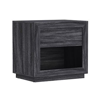 MANHATTAN COMFORT Soren 26-inch Contemporary 1-Drawer Nightstand