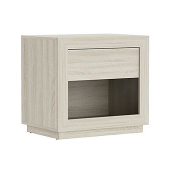 MANHATTAN COMFORT Soren 26-inch Contemporary 1-Drawer Nightstand
