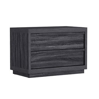 MANHATTAN COMFORT Navis 32-inch Contemporary 2-Drawer Nightstand