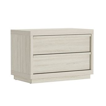 MANHATTAN COMFORT Navis 32-inch Contemporary 2-Drawer Nightstand