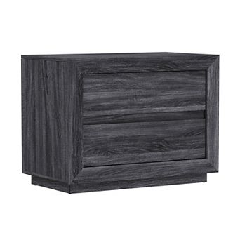 MANHATTAN COMFORT Soren 32-inch Contemporary 2-Drawer Nightstand