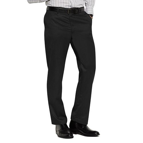 black slim fit dress pants