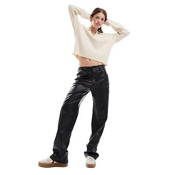 Brave Soul Womens/Ladies Ribbed Polo Neck Jumper
