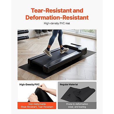Pnronnc Treadmill Mat 30x72 Inch Exercise Equipment Floor Protector for Carpet