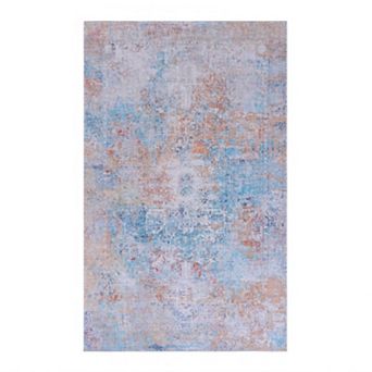 Pnronnc Washable Area Rug Non Slip Low Pile Entryway Kitchen Doormat