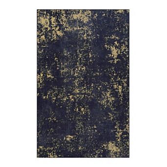 Pnronnc Washable Area Rug Non-Slip Low Pile Foldable Doormat Rug for Living Room Bedroom Kitchen