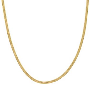 Stella Grace 10k Yellow Gold 2mm Herringbone Chain Necklace