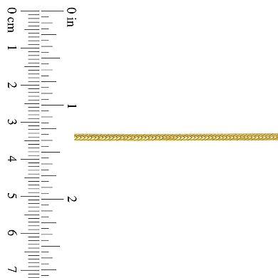 Stella Grace 10k Yellow Gold 2mm Herringbone Chain Necklace