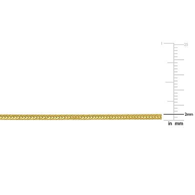 Stella Grace 10k Yellow Gold 2mm Herringbone Chain Necklace