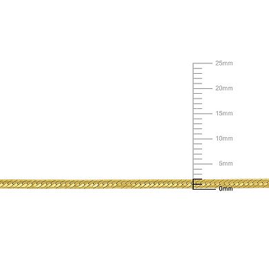 Stella Grace 10k Yellow Gold 2mm Herringbone Chain Necklace
