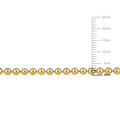 Stella Grace 14k Gold 3mm Ball Bead Necklace