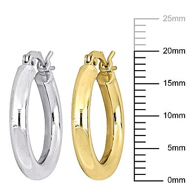 Stella Grace 10k Hoop Earrings Set