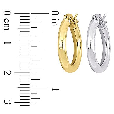 Stella Grace 10k Hoop Earrings Set